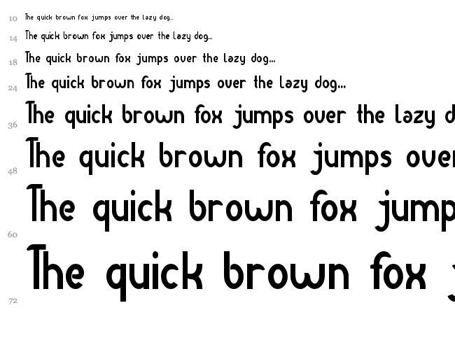 Dear Baby font waterfall